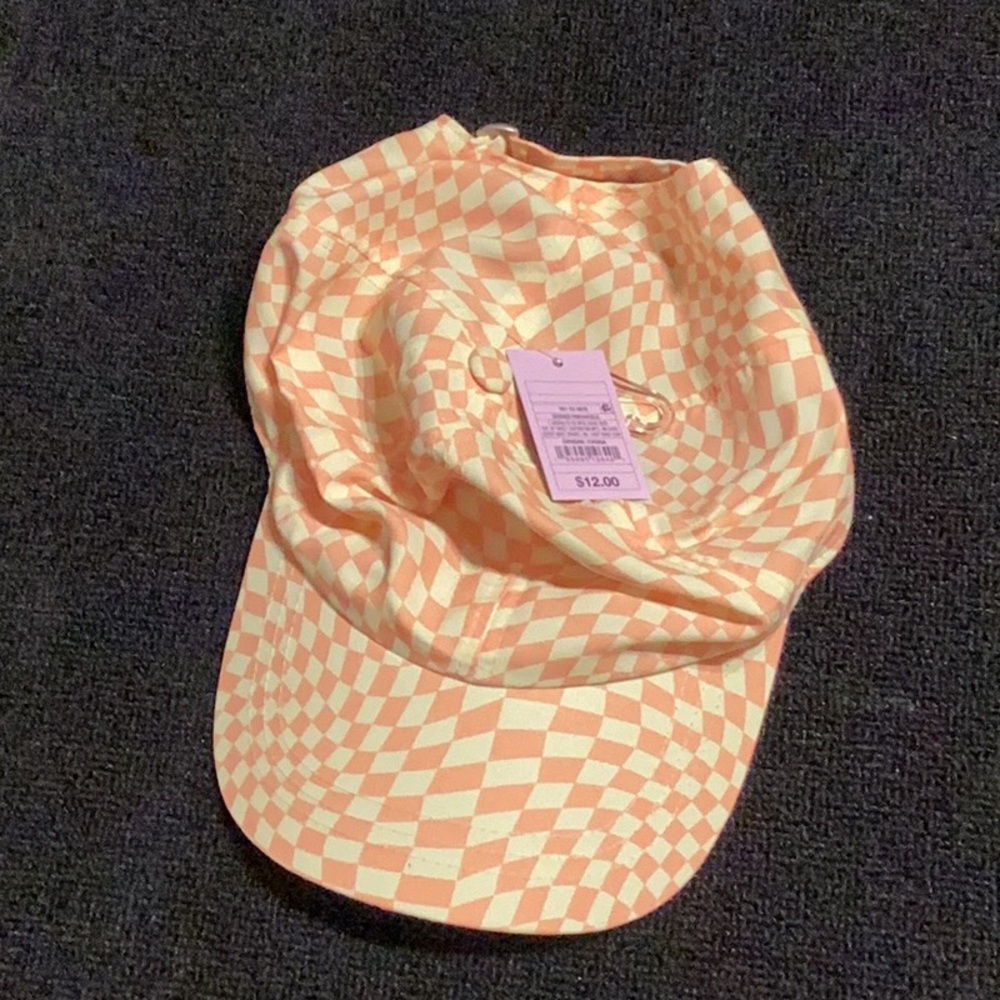 Orange and yellow hat